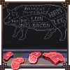 Meat Education icon/pixelart
