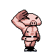 Pigmask salute - Mother 3 icon/pixelart