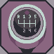 Gearshift icon/pixelart