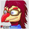 Aaron the Baron - headshot icon/pixelart
