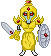 War Of Kingdoms - King Skeleton and Footmen icon/pixelart