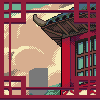 Imaginary timeless outskirts icon/pixelart