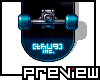 AeroZ Skateboard Collaboration / Star Moai Board icon/pixelart