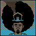 Living the afro icon/pixelart