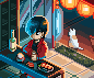 after cast flamingo icon/pixelart