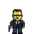 Agent Smith icon/pixelart