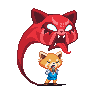Aggretsuko Fanart icon/pixelart