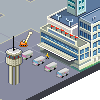 Airport icon/pixelart