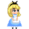 alice icon/pixelart
