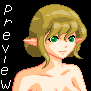 Alice, the elven maiden icon/pixelart