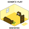 Escher's flat icon/pixelart