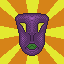 alien face icon/pixelart