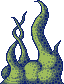 Alien plant icon/pixelart