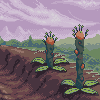 Alienscape icon/pixelart