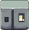 American fridge icon/pixelart