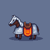 Armour Horse icon/pixelart