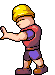 Push man push! icon/pixelart