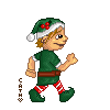 Christmas elf icon/pixelart