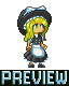 Marisa Platformer animations icon/pixelart