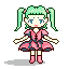 Pastel Girl (twitter milestone) icon/pixelart