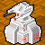 Antiaircraft automatic tourist) icon/pixelart