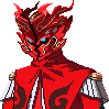 Red Eagle Apollo icon/pixelart