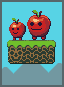 Two Apples icon/pixelart