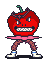 get that apple with legs!! icon/pixelart