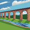 Aqueduct icon/pixelart