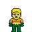 Aquaman (Green Pants) icon/pixelart