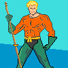 Aquaman - Pixeldailies icon/pixelart