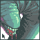 Sci-fi Worm icon/pixelart