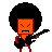 Afro and the Blues icon/pixelart