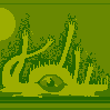 The dark digital pet  - Inherit the fear icon/pixelart