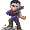 Ash Williams icon/pixelart