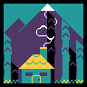 Return to Asparagus House icon/pixelart