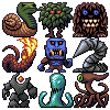 Assorted Beasts icon/pixelart