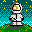 Astronaute icon/pixelart