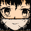 Anime girl - Triplet (ATARI 2600) icon/pixelart