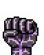 Shadow Power punch icon/pixelart