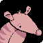 The Attack of Alexis the Armadillo icon/pixelart