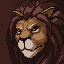 Lion icon/pixelart