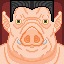 Big Pig icon/pixelart