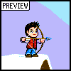 Archer VS Zombies 1 icon/pixelart
