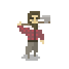 Lumberjack icon/pixelart