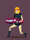 FemSoldier Idle icon/pixelart