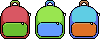 #BackPacks icon/pixelart