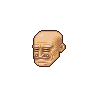 Grumpy face icon/pixelart
