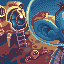Bubbleclop on Bajubaju Land... icon/pixelart