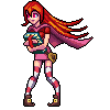 Suika character sprites icon/pixelart